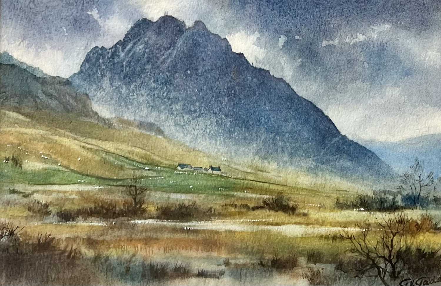 GERALD V GADD (British, 1928-2011) watercolour - 'Tryfan', signed lower right, 17.5 x 26cms