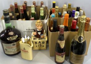 VARIOUS BOTTLES OF ALCOHOL including red, white and sparkling wines, 50cl bottle of Glayva, 75cl