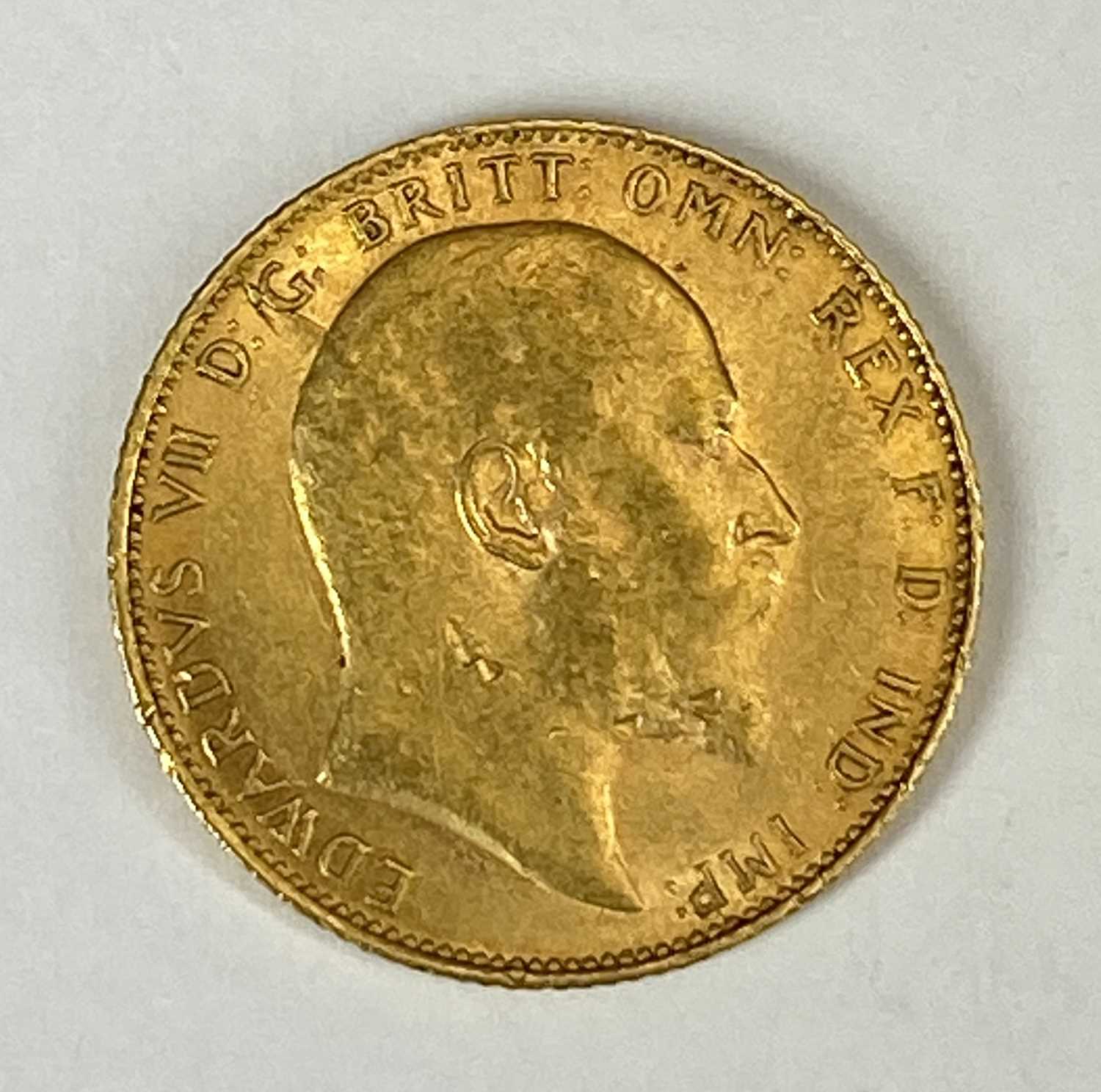 EDWARD VII GOLD FULL SOVEREIGN, 1906, 8g Provenance: private collection Gwynedd - Image 2 of 2