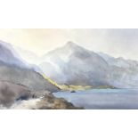 GORDON SMITH (British, 20th Century) watercolours, a pair - Llyn Gwynant and Cwm Idwal Snowdonia,