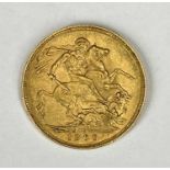 QUEEN VICTORIA VEILED BUST GOLD FULL SOVEREIGN, 1900, 8g Provenance: private collection Gwynedd