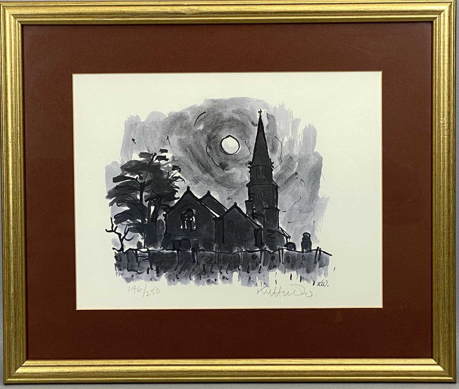 SIR KYFFIN WILLIAMS OBE RA (British, 1918-2006) limited edition (146/250) prints, a pair - titled - Image 6 of 7