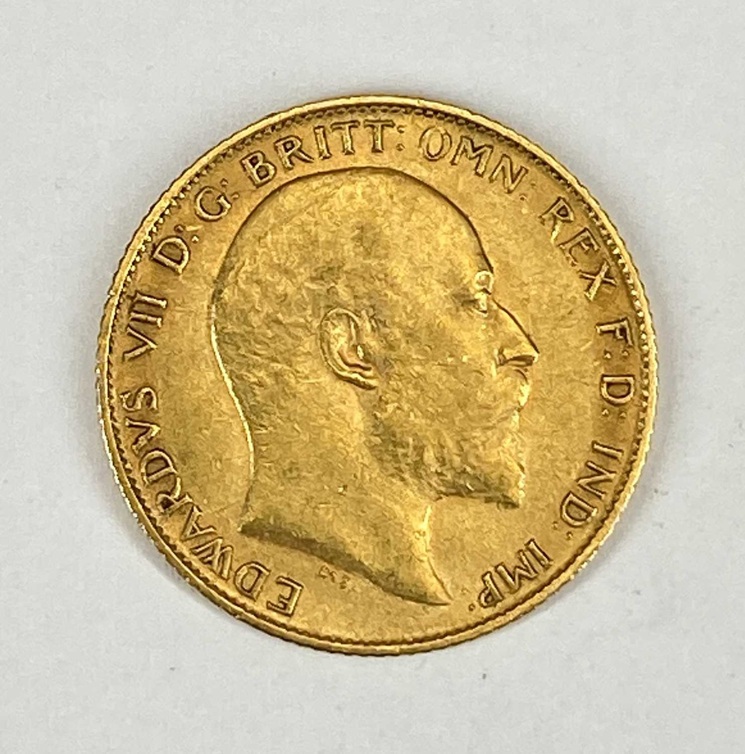 EDWARD VII GOLD HALF SOVEREIGN, 1908, 4g Provenance: private collection Gwynedd - Image 2 of 2