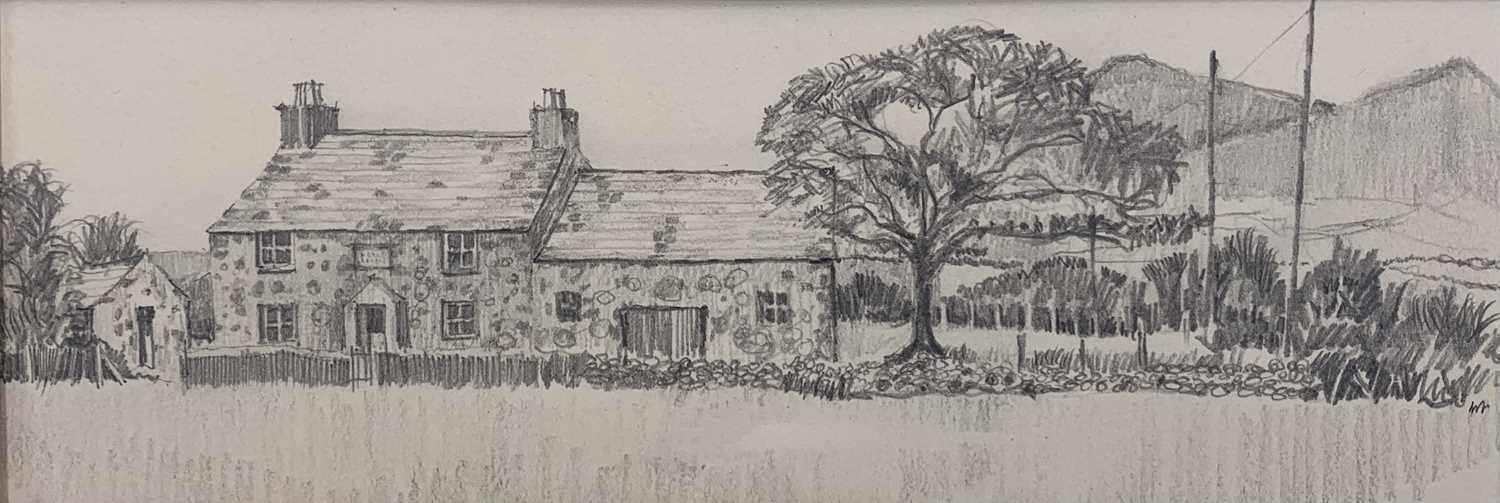 SEIRIOL DAVIES (British, 20th Century) gouache - titled verso 'Gwreiddiol Ynys Enlli 2000', signed - Image 3 of 6