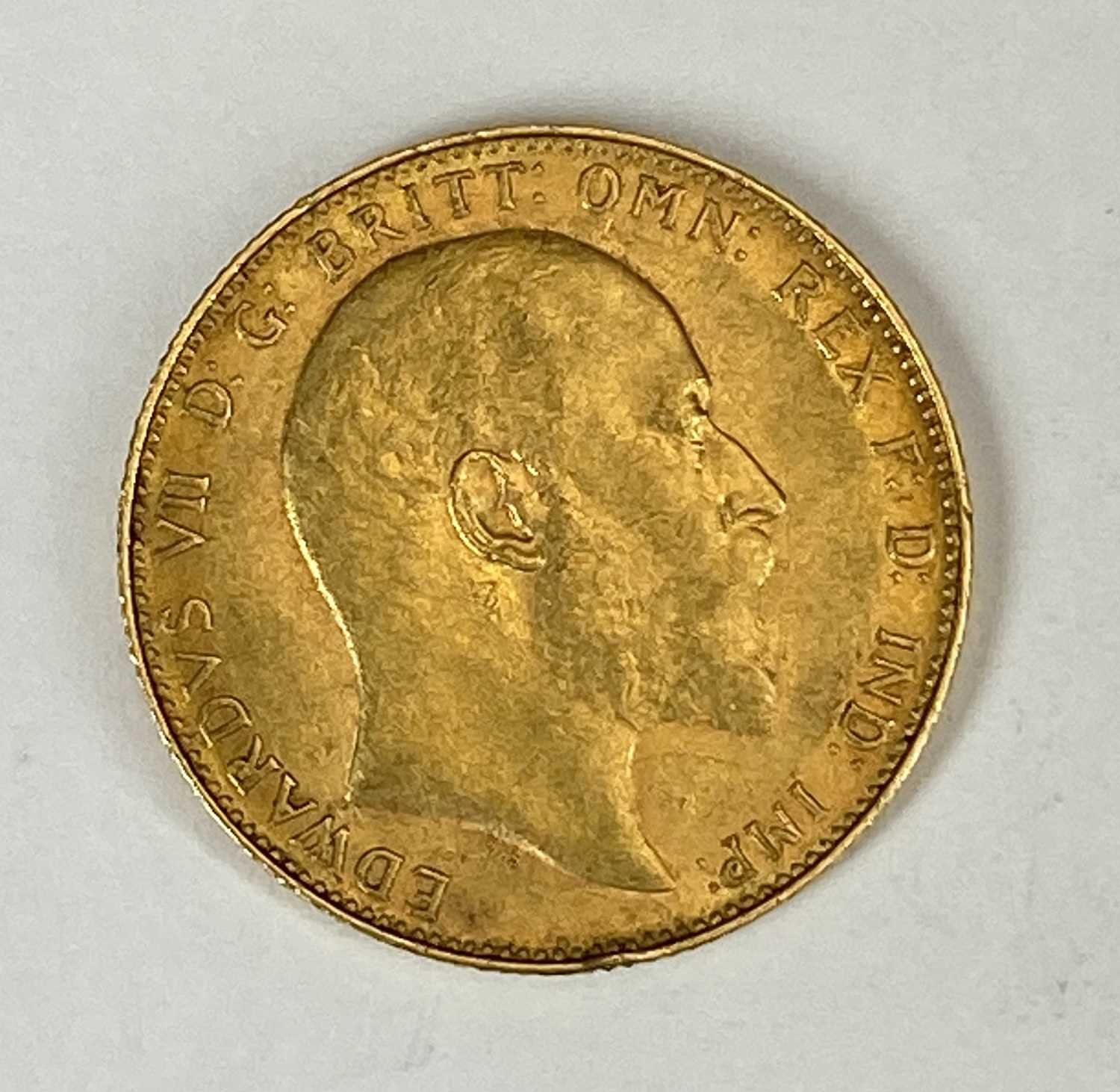 EDWARD VII GOLD FULL SOVEREIGN, 1909, 8g Provenance: private collection Gwynedd - Image 2 of 2