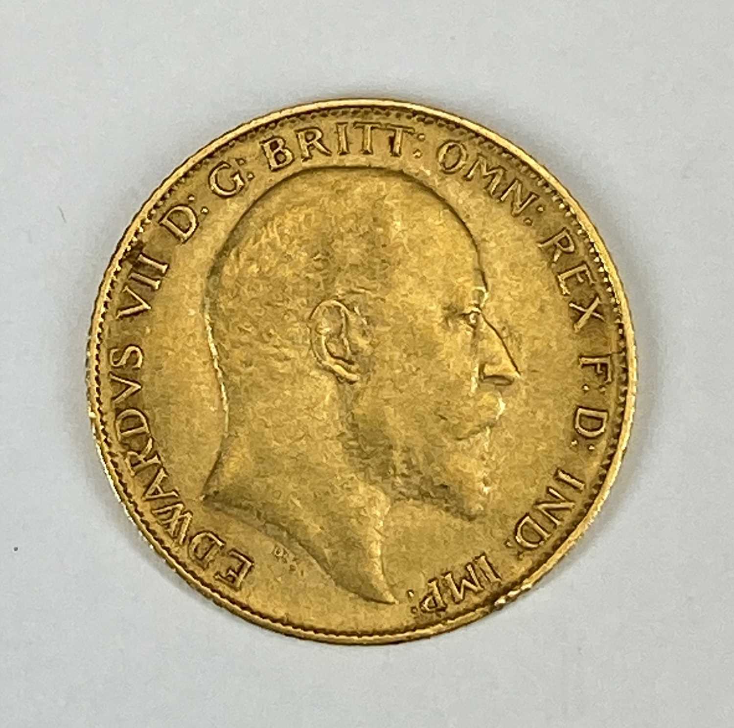 EDWARD VII GOLD HALF SOVEREIGN, 1909, 4g Provenance: private collection Gwynedd - Image 2 of 2