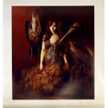 MISS ANIELA (Natalie Dybisz, British b. 1986) limited edition (4/25) ink wet pigment print on