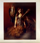 MISS ANIELA (Natalie Dybisz, British b. 1986) limited edition (4/25) ink wet pigment print on