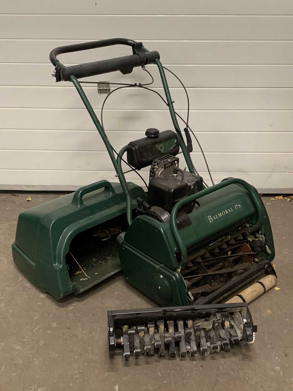 BALMORAL 17S PETROL LAWN MOWER with grass collection box by Atco, Hare & Tortoise self drive