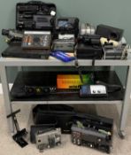 MIXED VISUAL & OTHER ENTERTAINMENT EQUIPMENT, to include a Panasonic M5 VHS movie camera in carry