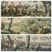 THREE EARLY 19TH CENTURY HUNTING PRINTS, J GODBY & H MERKE, AFTER SAMUEL HOWITT, titled 'Hare