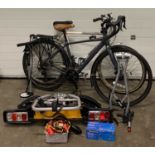 CYCLING EQUIPMENT & BICYCLES, including a Cannondale lightweight modern bike with disc brakes and