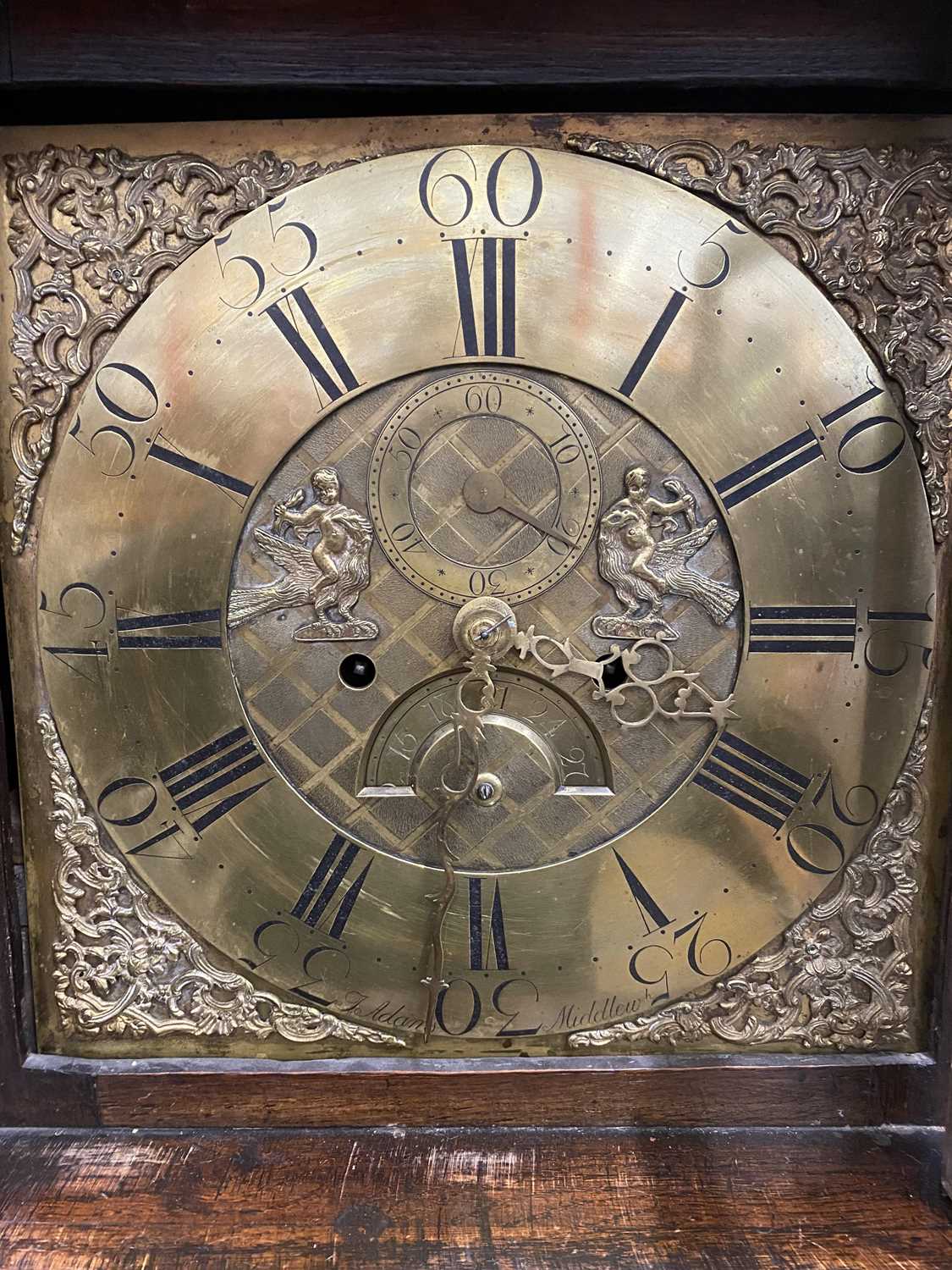 LATE 18TH / EARLY 19TH CENTURY LONGCASE CLOCK BY ADAMS, MIDDLEWICH, signed to the 12-inch square - Image 3 of 6