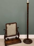 TWO ITEMS OF ANTIQUE & VINTAGE OCCASIONAL FURNITURE, comprising a 19th Century mahogany swing toilet