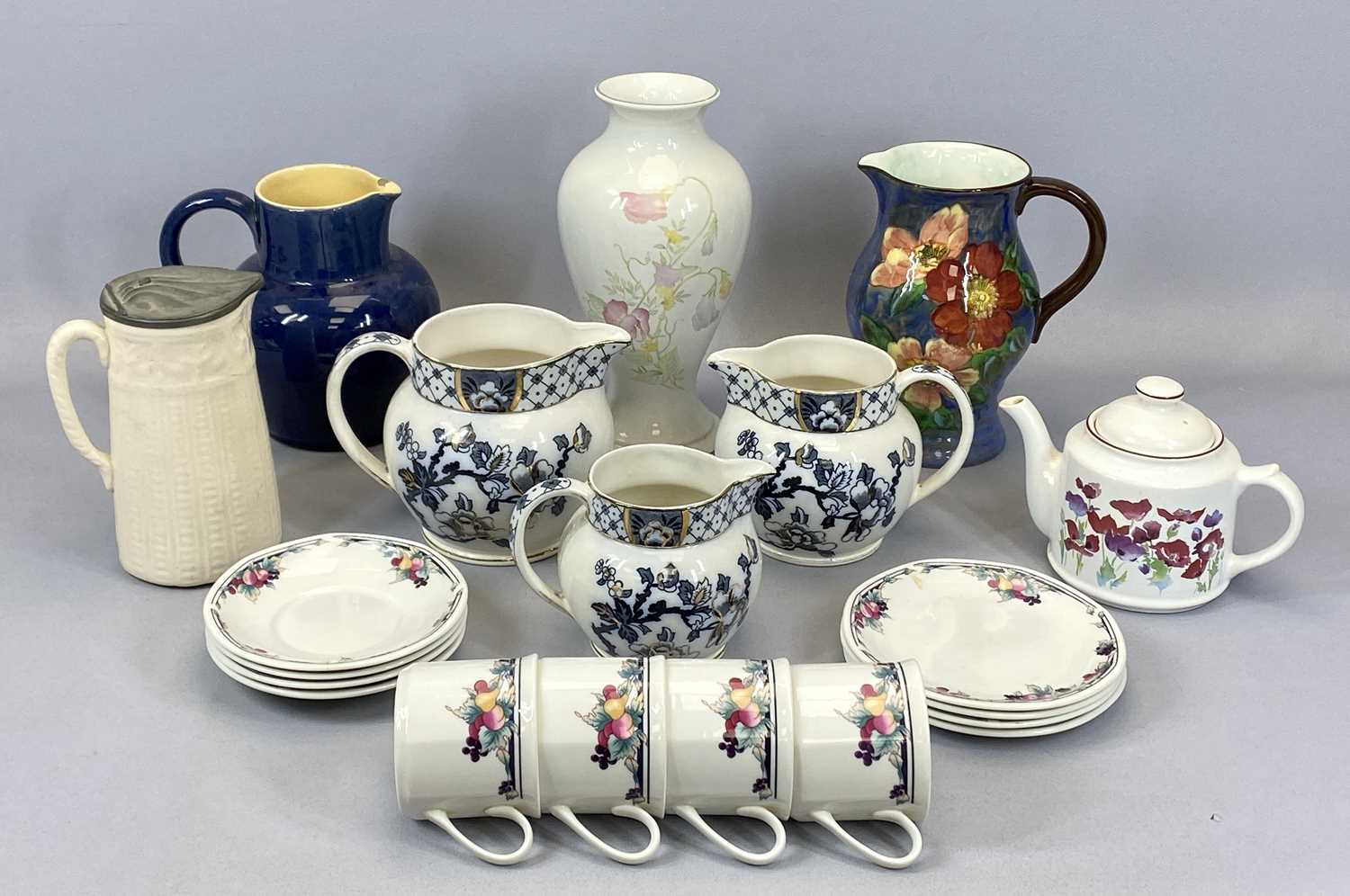 MIXED VICTORIAN & LATER POTTERY AND PORCELAIN GROUP, including various jugs by Royal Doulton, Denby, - Image 2 of 3