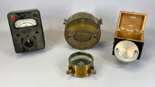 RAILWAYANA: FOUR VARIOUS RAILWAY RELATED METERS, to include a Cambridge Instrument Co. galvanometer,