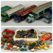 LARGE COLLECTION OF DIECAST & OTHER VEHICLES BY DINKY, CORGI AND OTHERS, some early models, all