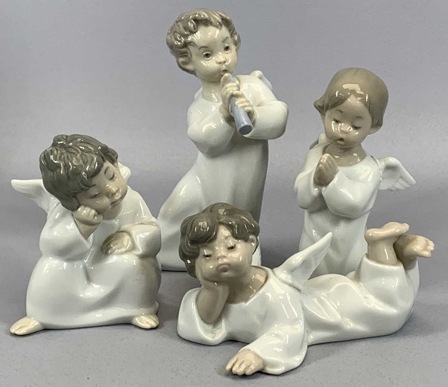 LLADRO PORCELAIN FIGURINES & MIXED OTHER GROUP, lot includes 2 x larger instrument playing - Image 2 of 3