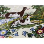 BALE OF 'COUNTRY HOUSE' MATERIAL, dogs and flowers, approx. 20m x 120cms Provenance: private