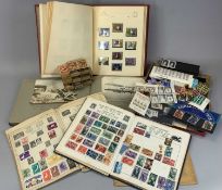 COLLECTION OF BRITISH & WORLD STAMPS, in albums and loose, an album of 1920s black and white