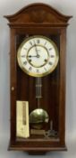 COMITTI OF LONDON PRESENTATION MAHOGANY CASED WALL CLOCK, interior plaque reads 'British Railways