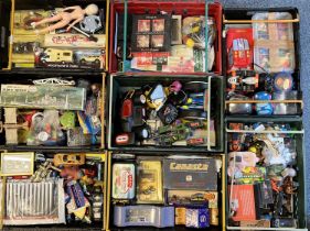 LARGE QUANTITY OF COLLECTABLES, TOYS, GAMES & OTHER ITEMS (in 8 boxes / crates) Provenance:
