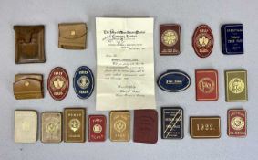 RAILWAYANA: RARE COLLECTION OF SEVENTEEN FIRST CLASS YEARLY PASSES FOR MIXED BRITISH RAILWAY