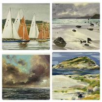 WELSH & OTHER ARTISTS comprising Ieuan Williams (b. 1946) watercolour - 'Beaumaris 39 x 46cms,