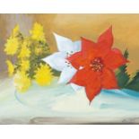RICHARD O'CONNELL oil on canvas - entitled 'Group of Flowers', 20 x 25cms Comments: stretched on