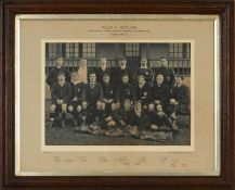 A 1905 BLACK & WHITE PHOTOGRAPH FOR WALES XV v SCOTLAND IN PERIOD FRAME Entitled ‘Wales v