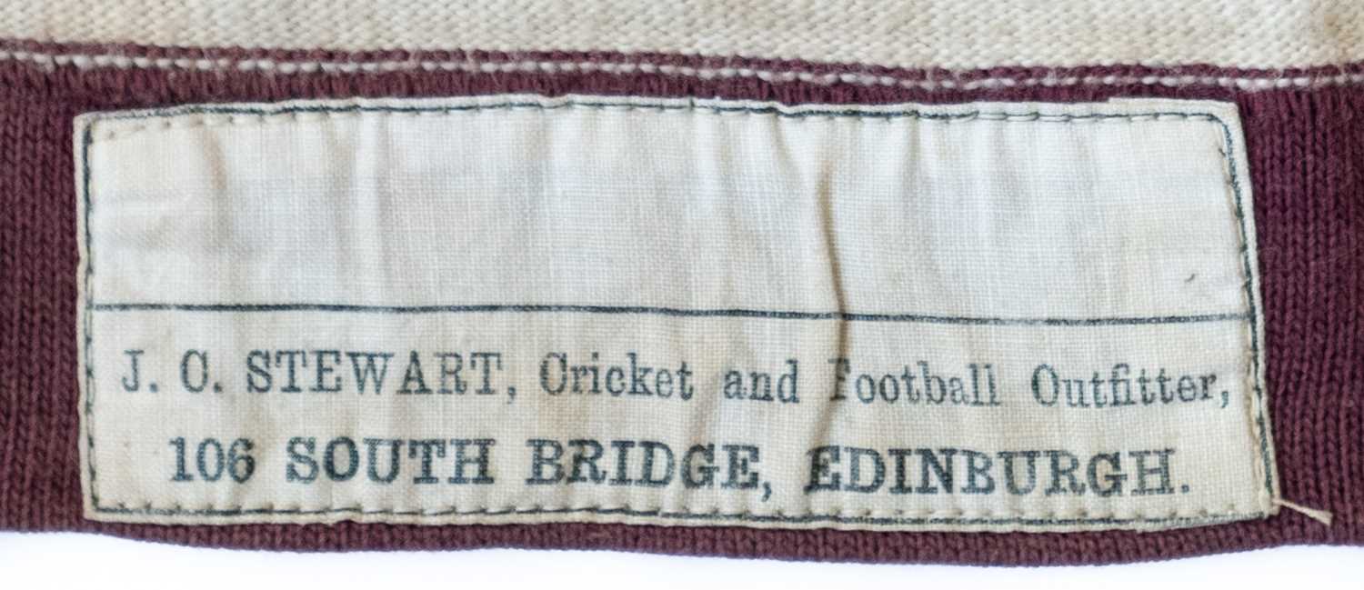 A CIRCA 1902 WALES RUGBY UNION TRIAL JERSEY MATCH-WORN BY CHARLES MEYRICK PRITCHARD (1882-1916) - Image 4 of 4