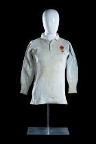 A 1908 AUSTRALIA RUGBY UNION JERSEY MATCH-WORN DURING THE WALLABIES INAUGURAL NORTHERN HEMISPHERE