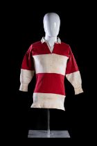 AN EXCEPTIONALLY RARE 1908 PRE-BRITISH LIONS ‘ANGLO-WELSH’ RUGBY UNION JERSEY ISSUED FOR NEW ZEALAND