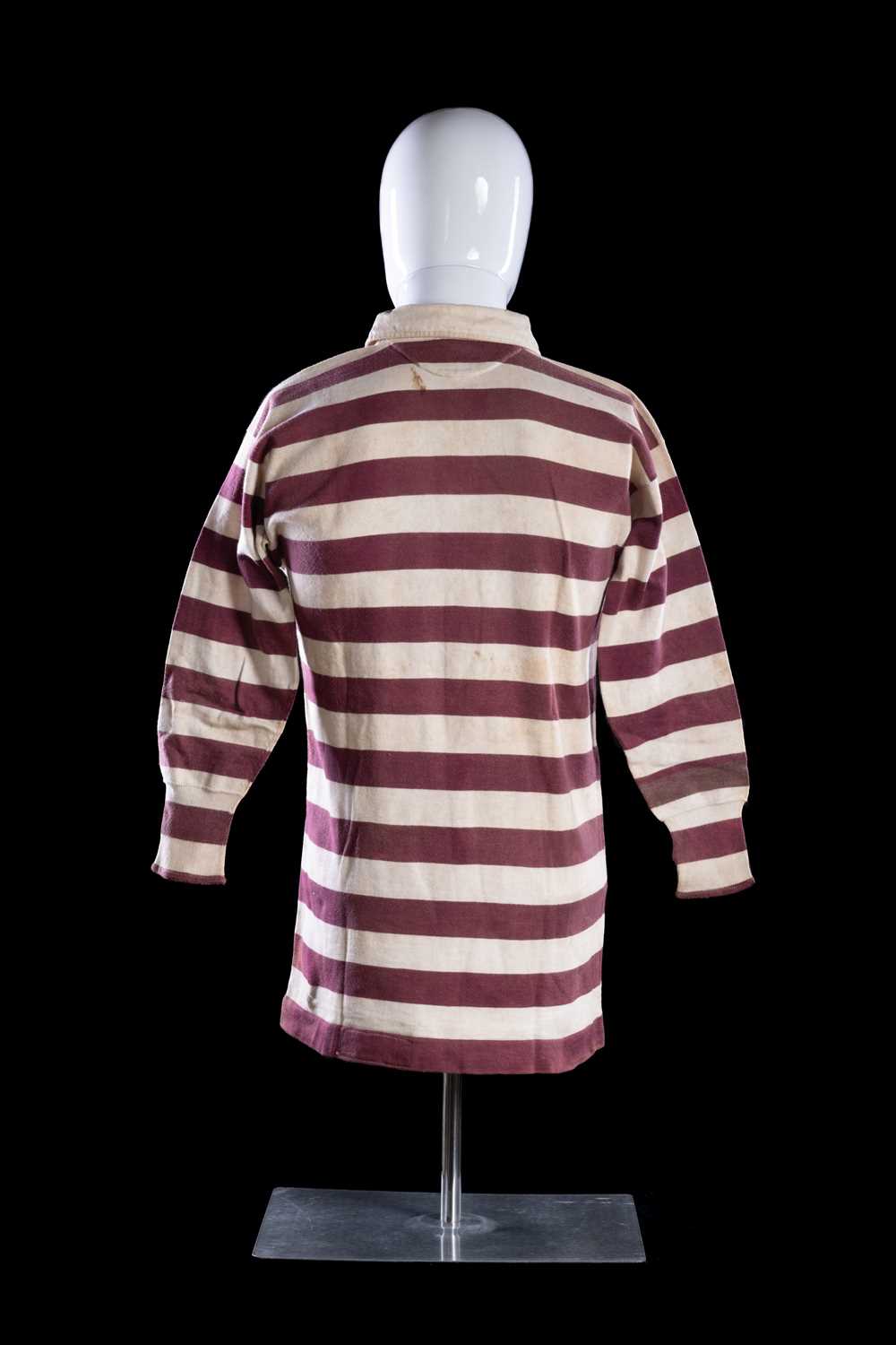 A CIRCA 1902 WALES RUGBY UNION TRIAL JERSEY MATCH-WORN BY CHARLES MEYRICK PRITCHARD (1882-1916) - Image 2 of 4