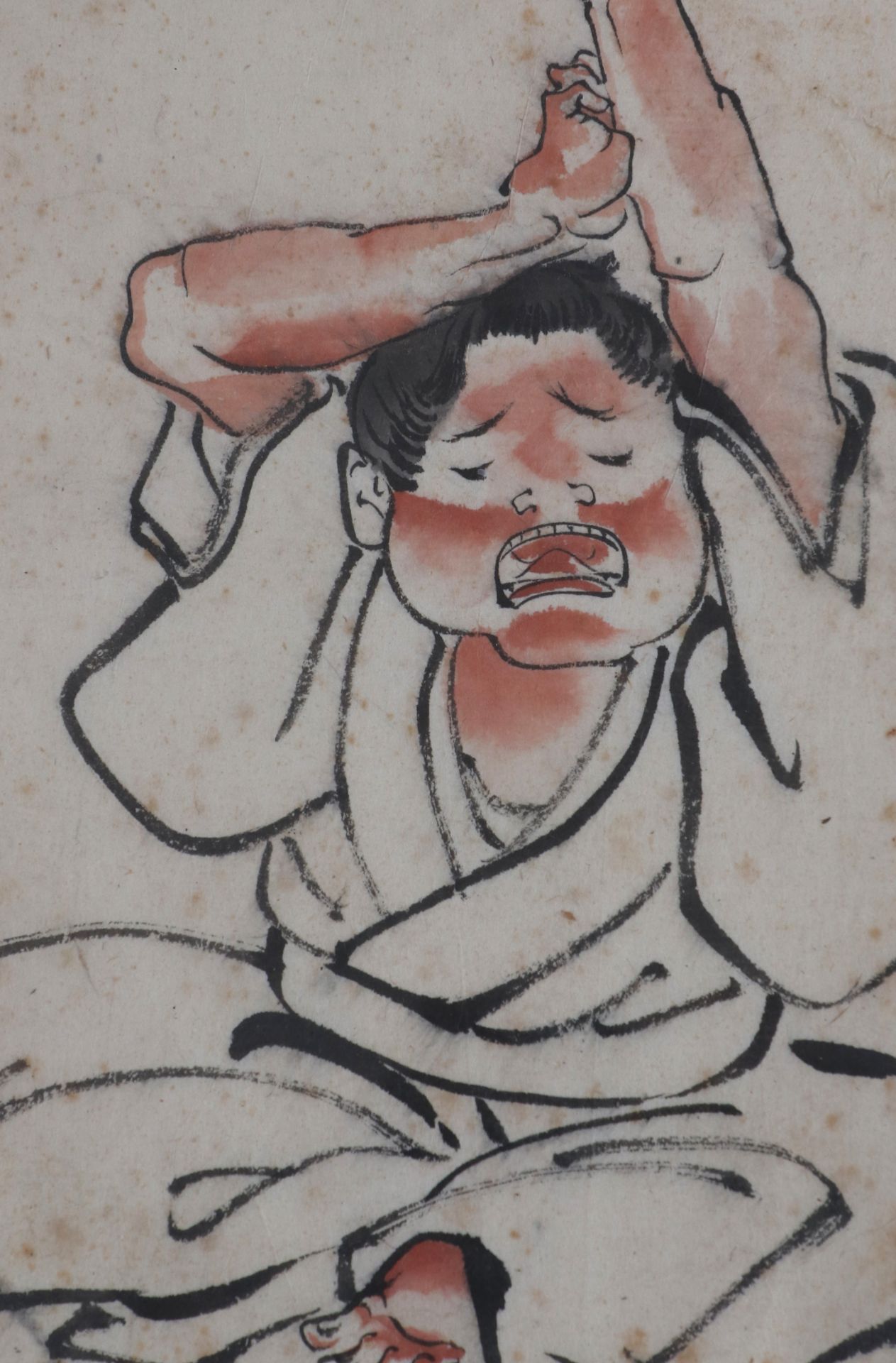KATSUSHIKA HOKUSAI (1760-1849) Tuschezeichnung ¨Knabe¨ - Image 2 of 3