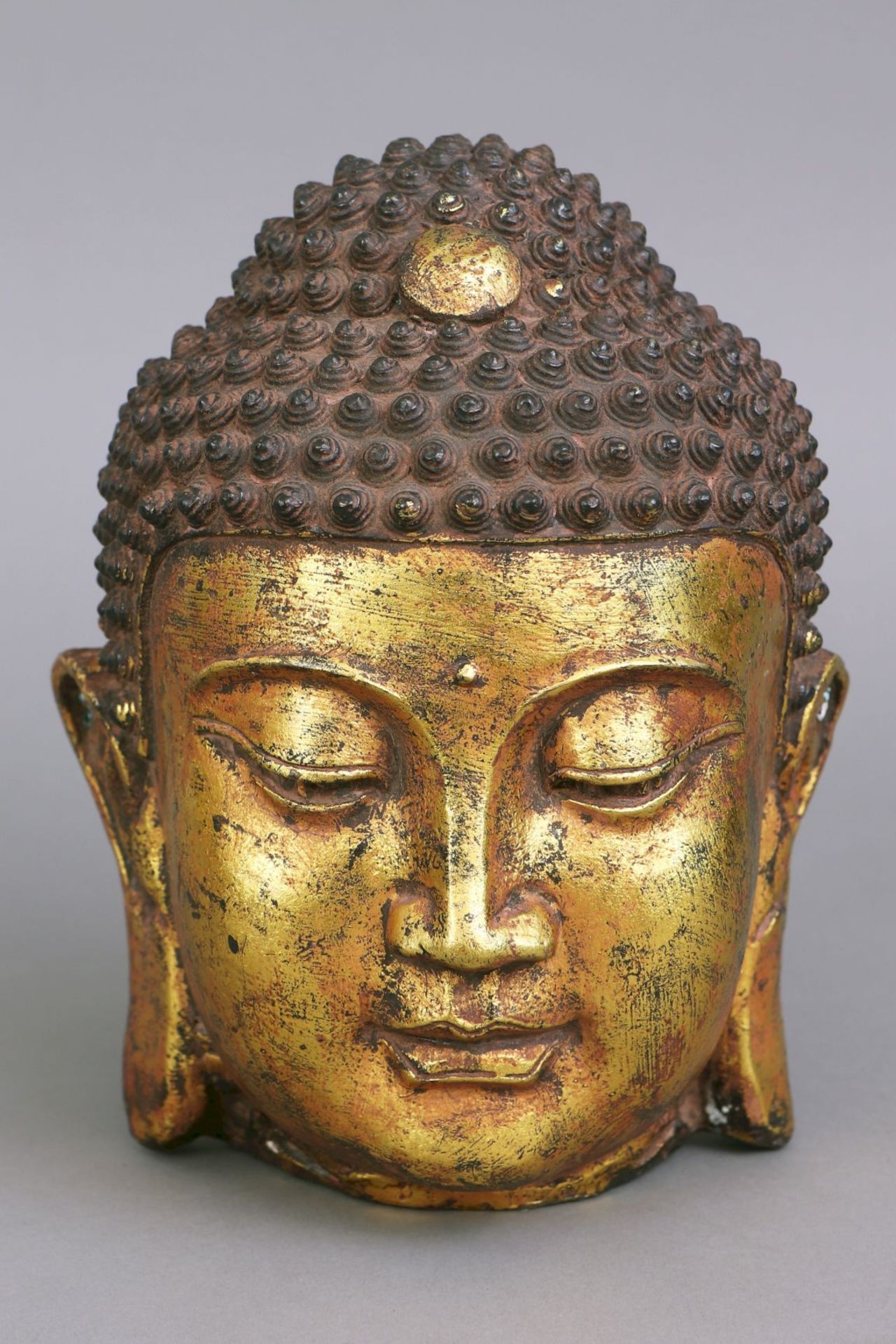 Haupt einer chinesischen Buddhafigur