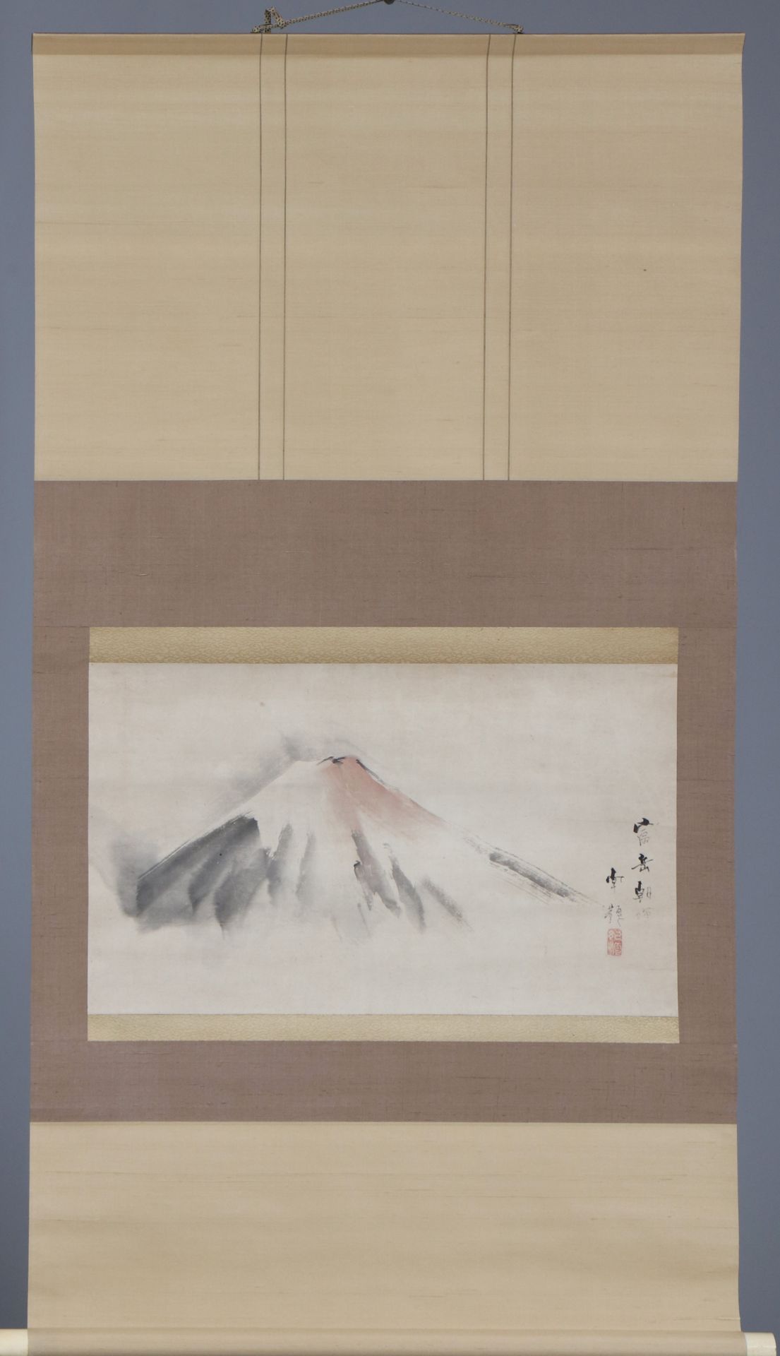 SUZUKI NANREI (1775-1844), japanisches Kakemono ¨Fuji-san¨