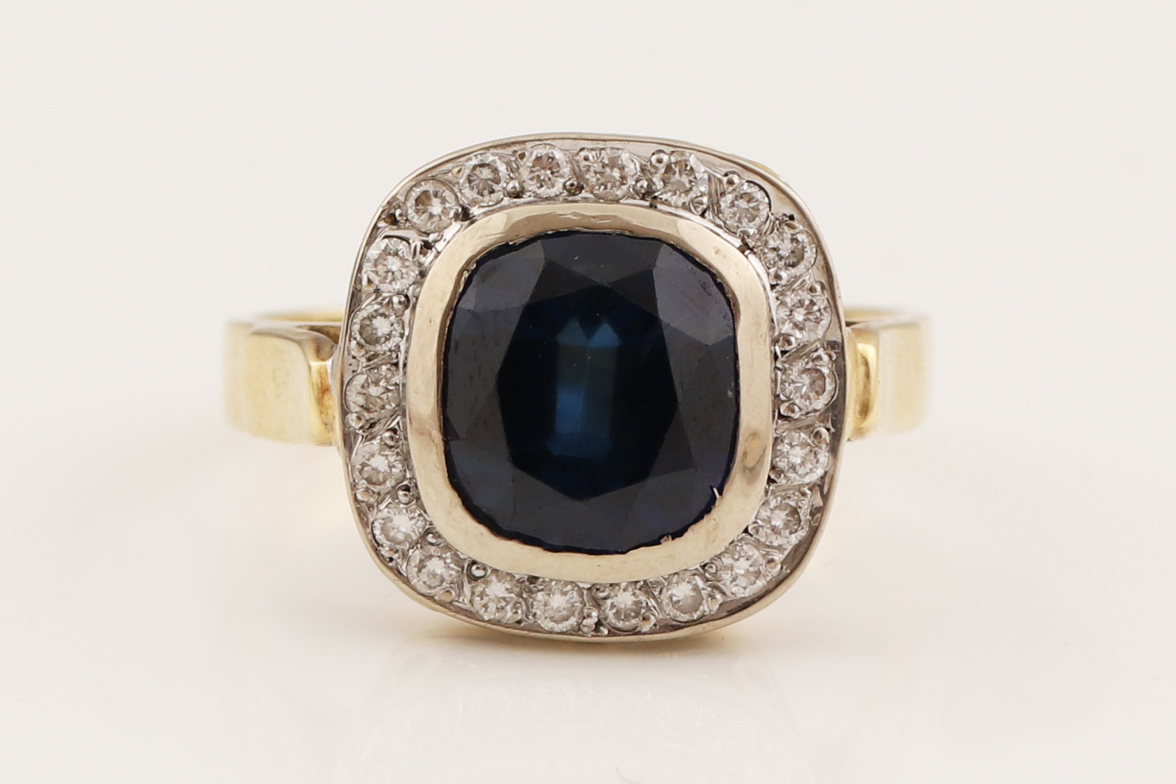 Saphir Ring, um 1930 - Image 2 of 5