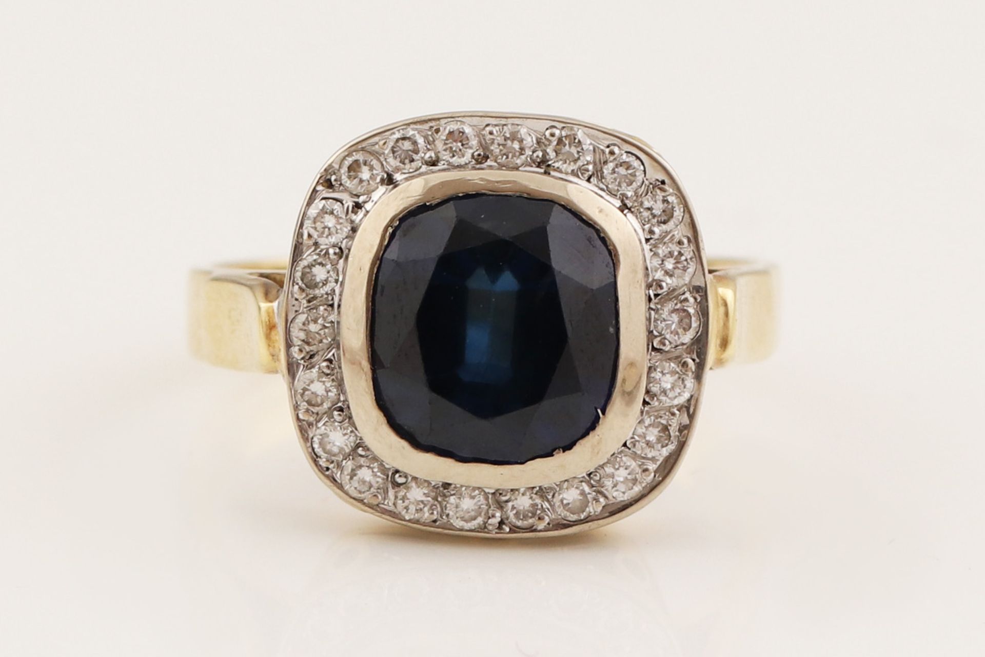 Saphir Ring, um 1930 - Bild 2 aus 5