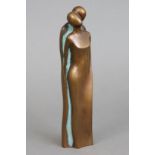 CONI KREUDER (1940) Bronzefigur ¨Verschlungen stehendes Paar¨