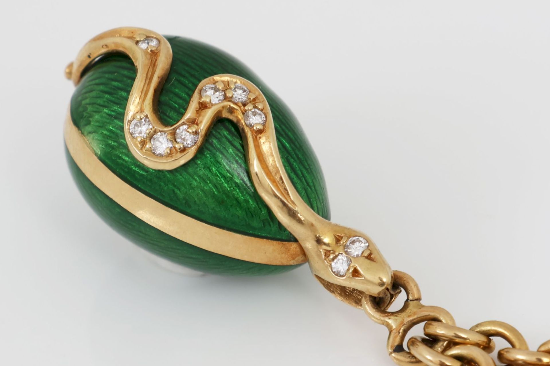 Kette mit FABERGÉ-Eiern - Image 3 of 7