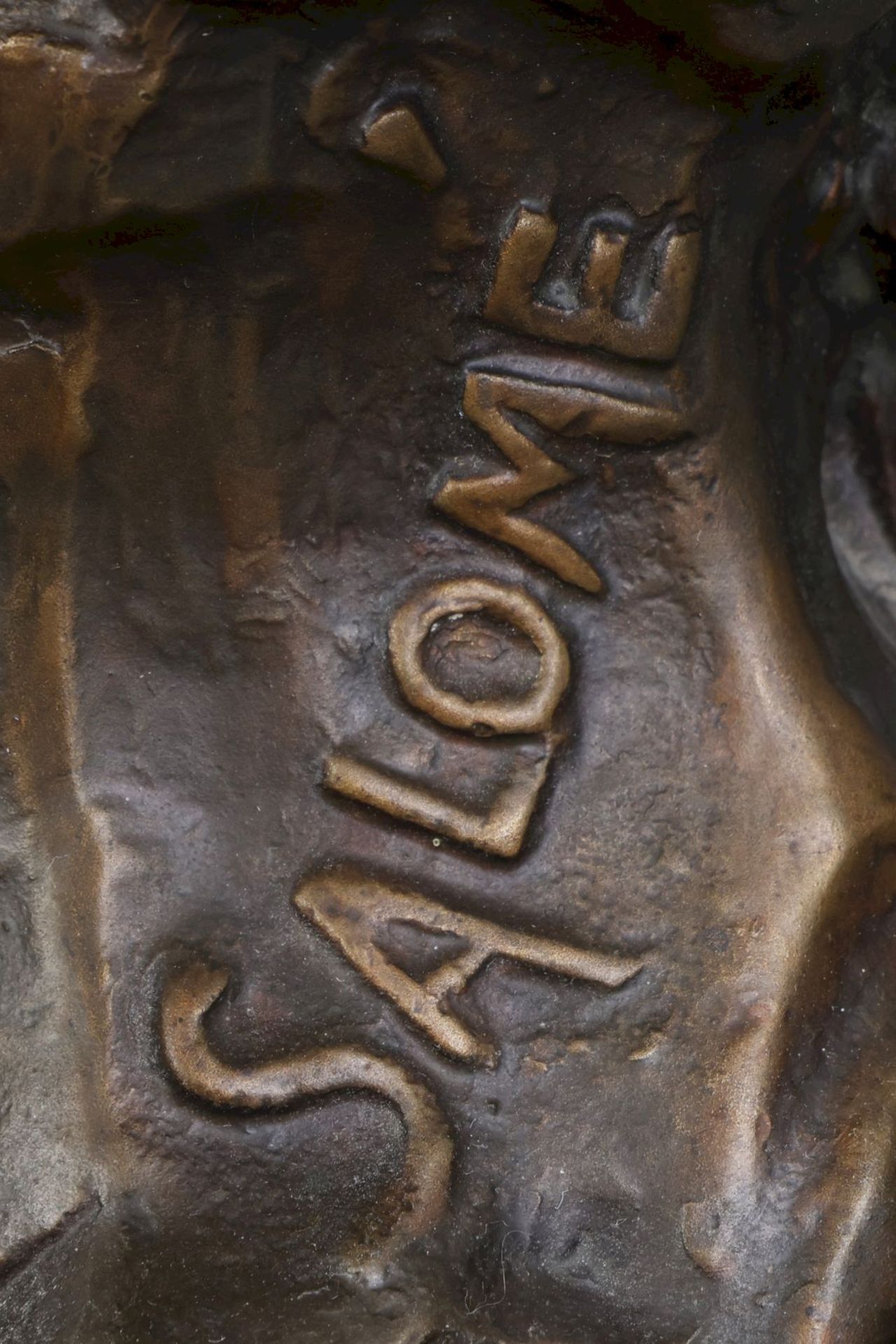 Bronze-Büste ¨Salome¨ im Stile der Belle Époque - Image 4 of 4