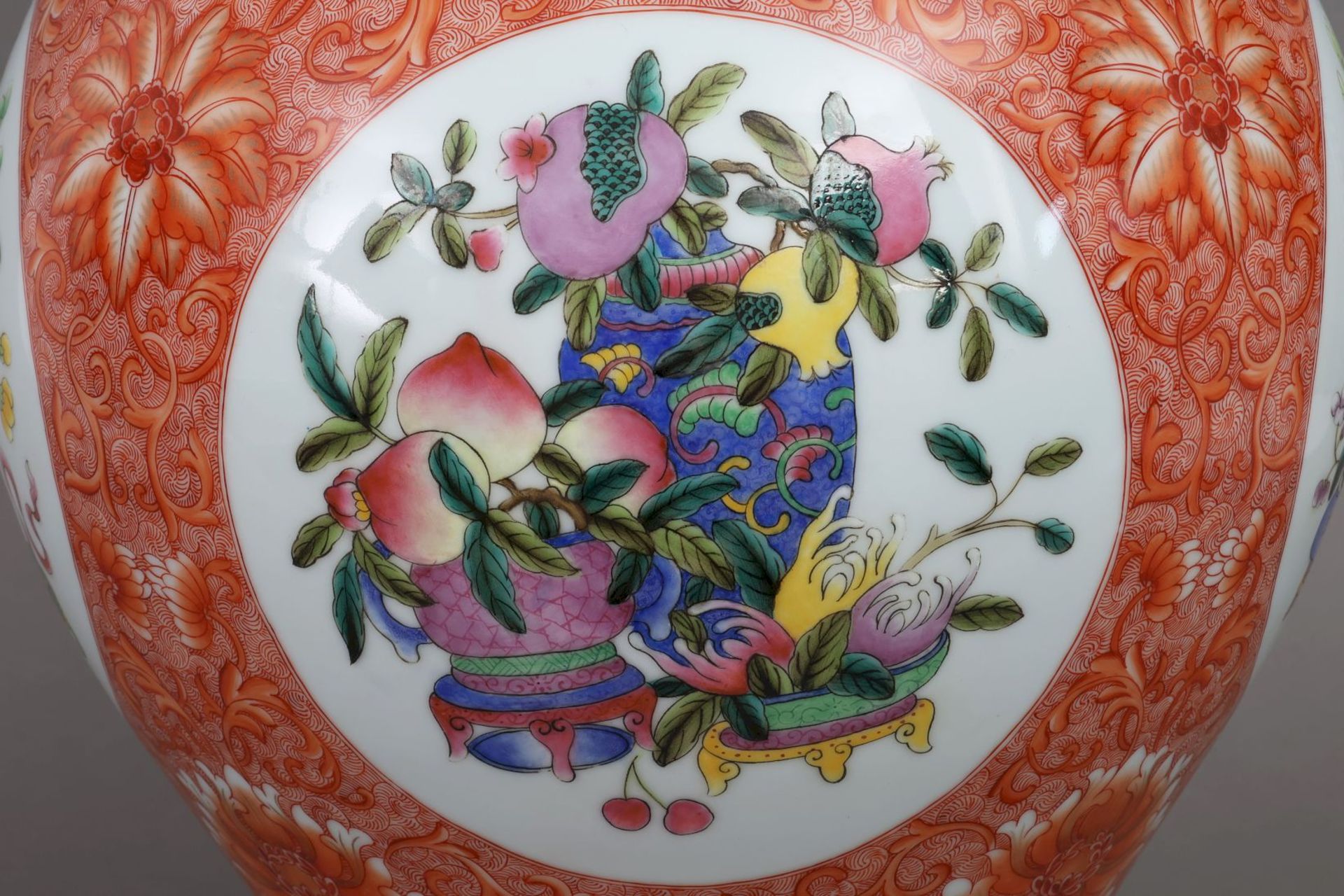Große chinesische Porzellanvase - Image 3 of 4
