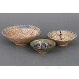 3 Seldschukische Minai-Keramikschalen