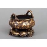 Chinesische Bronze-Räucherschale