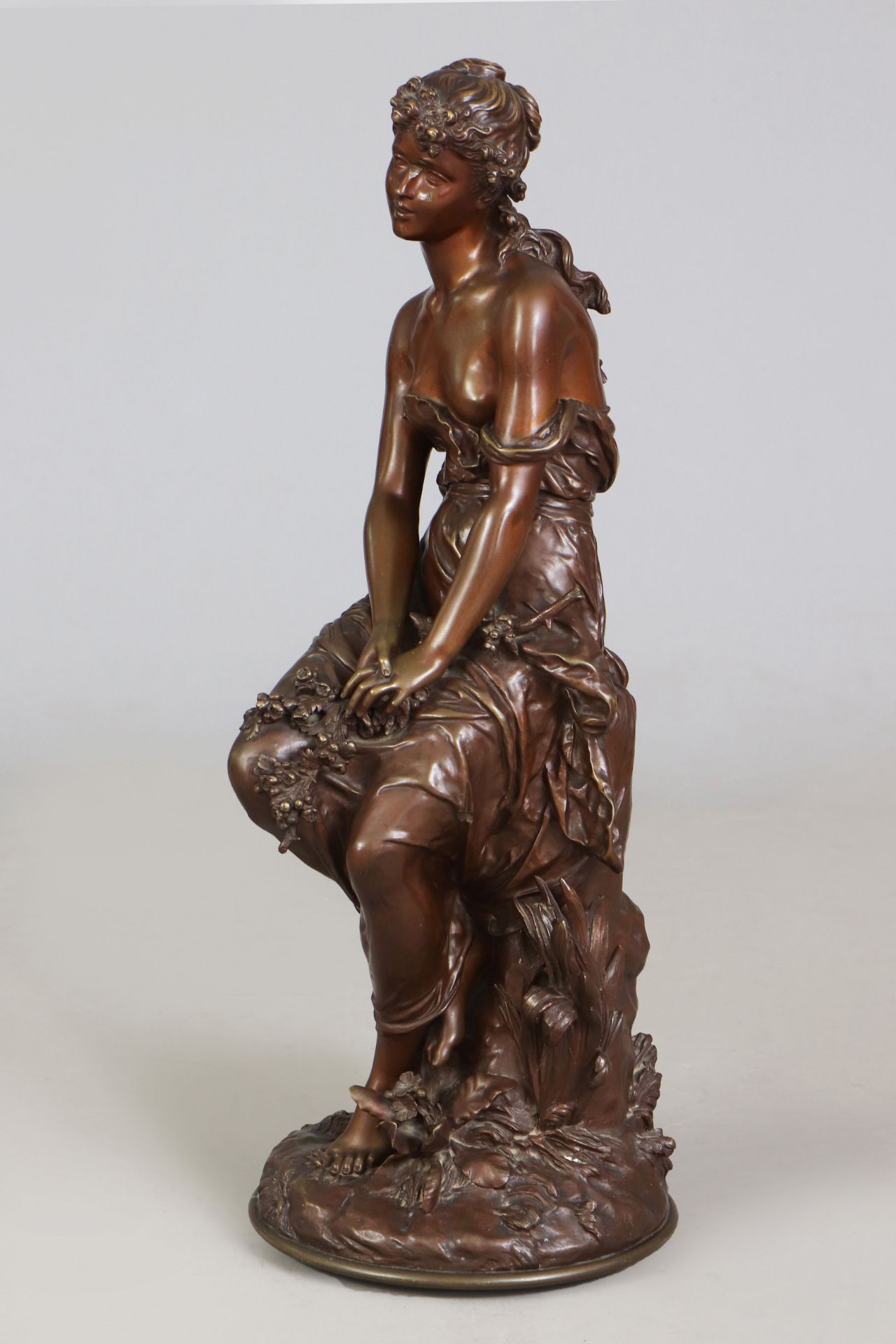 HIPPOLYTE MOREAU Bronzefigur ¨La Reve¨ (Der Traum)