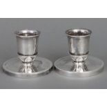 Paar GEORG JENSEN (Denmark) Silber Tischleuchter ¨Cactus¨