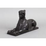 Bronzefigur einer Sphinx