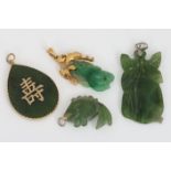 Konvolut Jade Schmuck