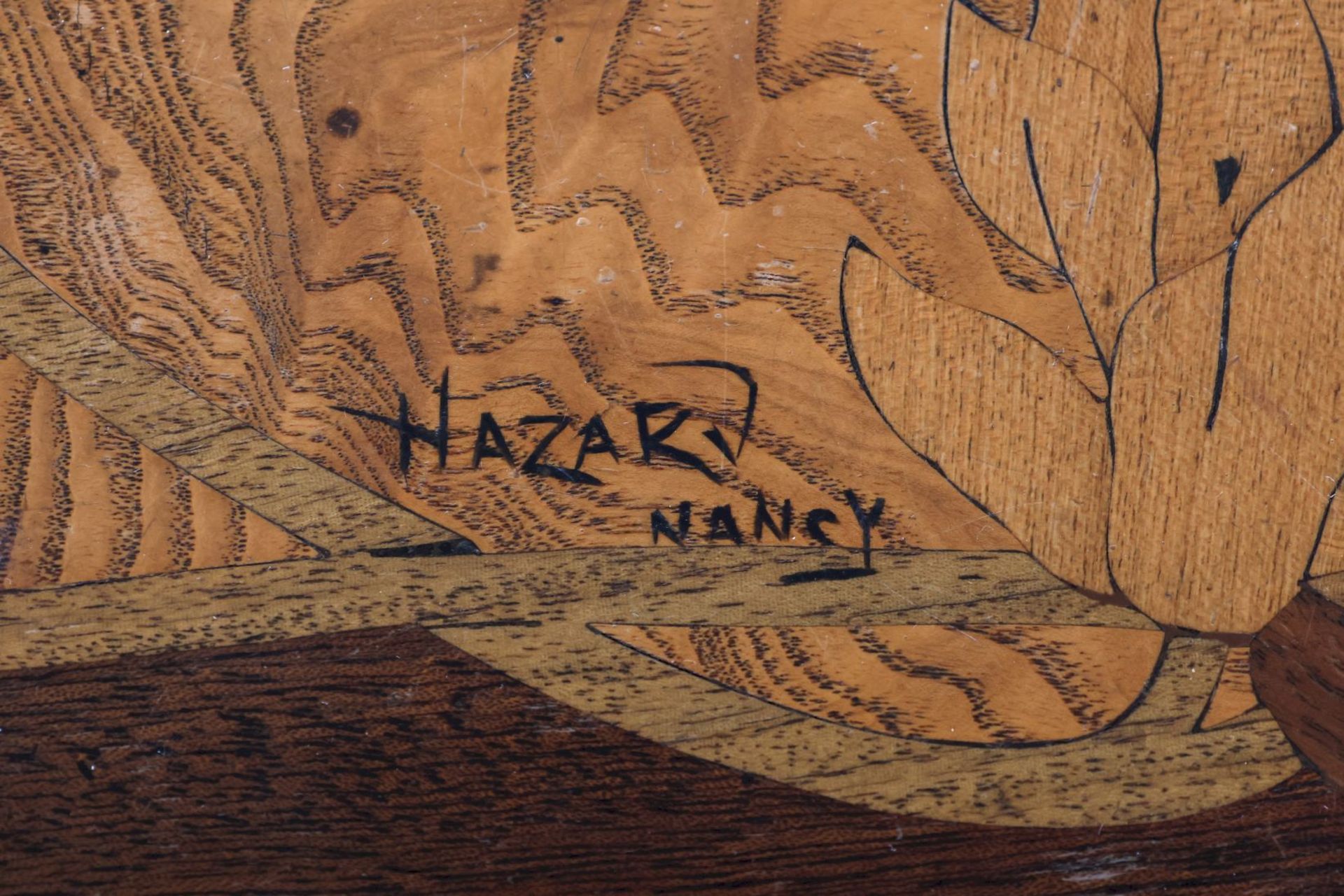 Art Nouveau Nähtisch ¨HAZARD, Nancy¨ - Image 3 of 5